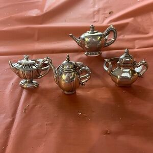 NWT Silver Tea Set Napkin Rings
